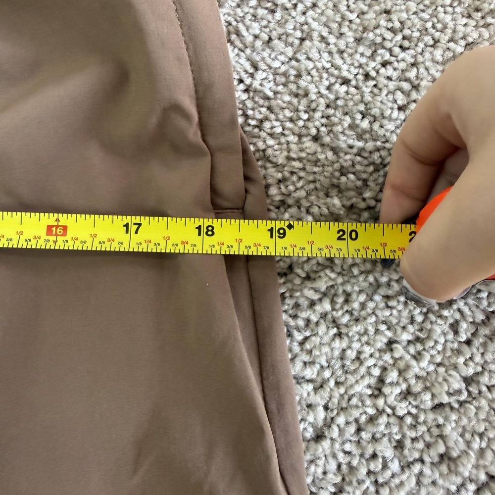 Athleta Cardiff Pant Womens 8 Brown Ankle Tapered Belted Travel Workwear - Picture 7 of 12